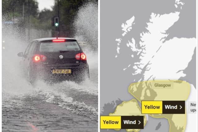 Weather warnings for high winds have been issued for Saturday