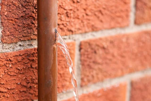 Ice can burst pipes - turn your water off and call a licensed plumber if you are unsure about anything (Photo: Shutterstock)