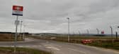Inverness Airport is reassuringly visible to walkers from its new railway station. Picture: The Scotsman