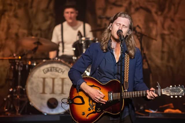 Lumineers frontman Wesley Schultz perform at the band's last live concert in Milwaukee  before Covid struck
