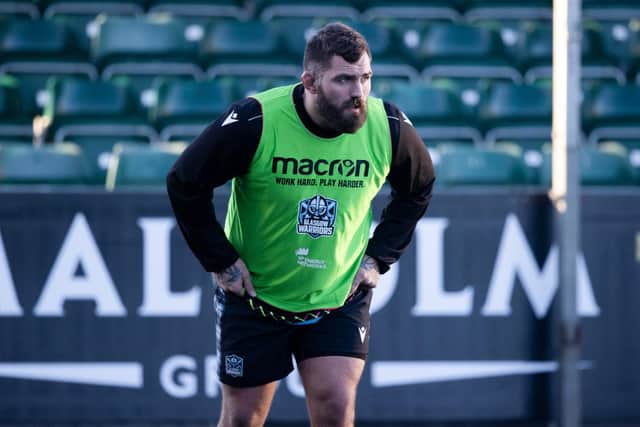 Jamie Bhatti will face former club Bath for Glasgow Warriors this weekend. (Photo by Craig Williamson / SNS Group)