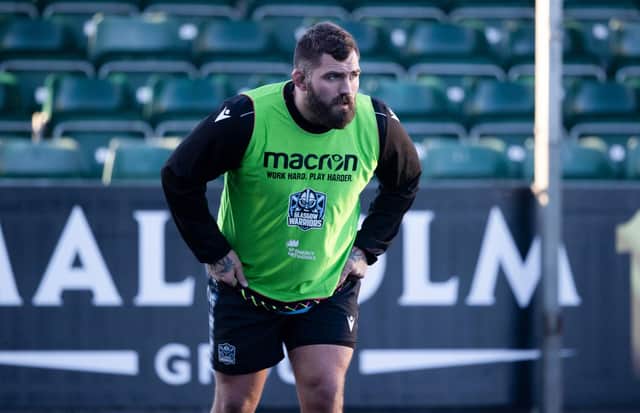 Jamie Bhatti will face former club Bath for Glasgow Warriors this weekend. (Photo by Craig Williamson / SNS Group)
