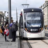 The tram line extension east from York Place is due to open in 2023. Picture: Lisa Ferguson
