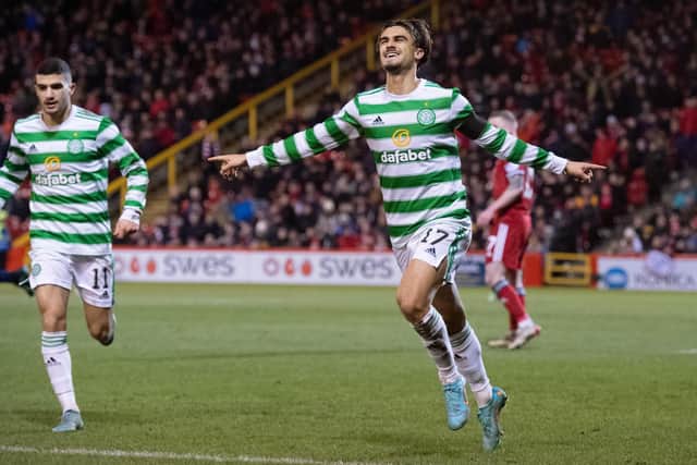 Jota was Celtic's star man against Aberdeen at Pittodrie.