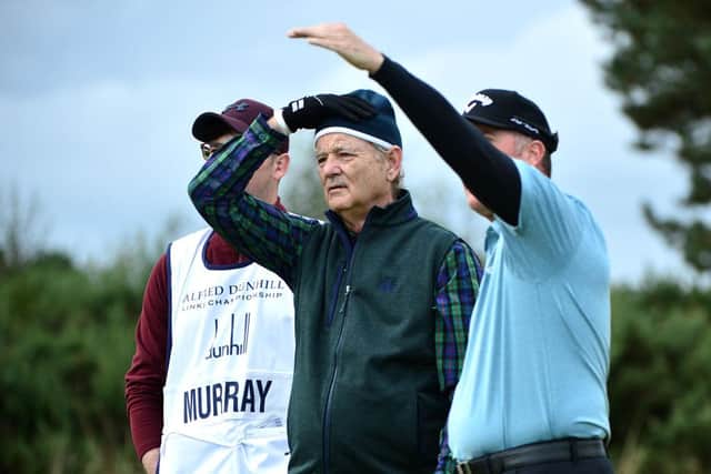 Bill Murray has frequented St Andrews for the Alfred Dunhill championships in previous years (Photo by Mark Runnacles/Getty Images)
