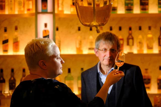 Dr Emma Walker is appointed the new master blender for Johnnie Walker, succeeding Dr Jim Beveridge OBE who retires after more than 40 years at Diageo. Picture: Mike Wilkinson
