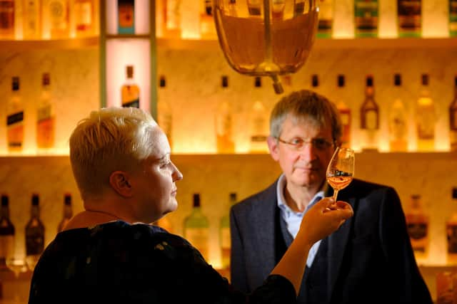 Dr Emma Walker is appointed the new master blender for Johnnie Walker, succeeding Dr Jim Beveridge OBE who retires after more than 40 years at Diageo. Picture: Mike Wilkinson