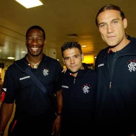Cult heroes - Marvin Andrews (left), Nacho Novo and Dado Prso (right).