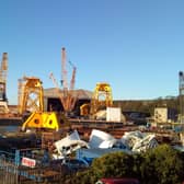 BiFab yard in Burntisland