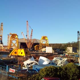 BiFab yard in Burntisland