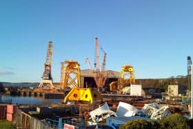 BiFab yard in Burntisland