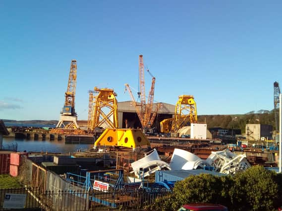 BiFab yard in Burntisland