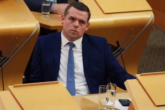 Scottish Conservative leader Douglas Ross (Photo by Andrew Milligan/PA Wire)