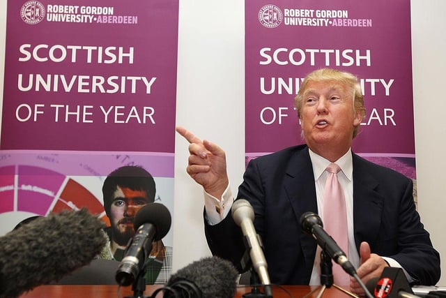 "I have done so much for Scotland, including building Trump International Golf Links, Scotland, which has received the highest accolades, and is what many believe to be one of the greatest golf courses anywhere in the world. Additionally, I have made a significant investment in the redevelopment of the iconic Turnberry Resort, which will have massive ballrooms, complete room refurbishments, a new golf course and a total rebuilding of the world famous Ailsa course to the highest standards and specifications of the Royal & Ancient."