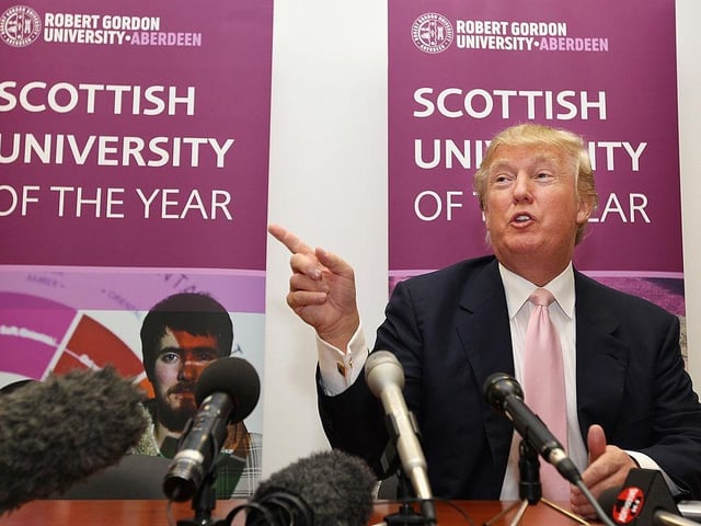 "I have done so much for Scotland, including building Trump International Golf Links, Scotland, which has received the highest accolades, and is what many believe to be one of the greatest golf courses anywhere in the world. Additionally, I have made a significant investment in the redevelopment of the iconic Turnberry Resort, which will have massive ballrooms, complete room refurbishments, a new golf course and a total rebuilding of the world famous Ailsa course to the highest standards and specifications of the Royal & Ancient."