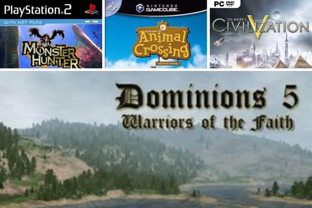 Some of the computer games that take hundreds of hours to complete.