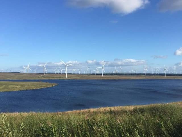 Scotland has Europe's largest windfarm, Whitelee, near Eaglesham in East Renfrewshire.
