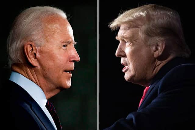 The election result is still close between Trump and Biden.