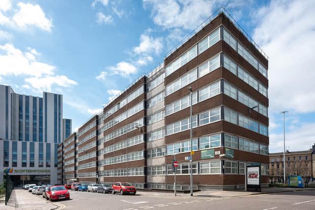 While there are no images yet of the proposed high-rise development, this is the existing Portcullis House office building in the west end of Glasgow city centre. Picture: McAteer Photography