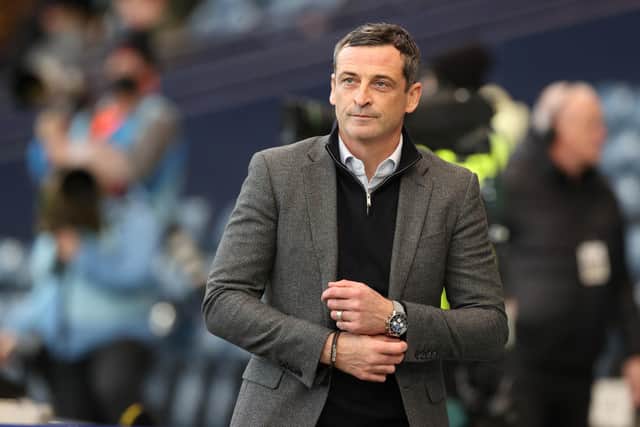 Hibs boss Jack Ross.