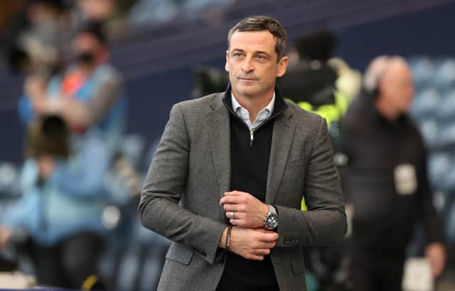 Hibs boss Jack Ross.
