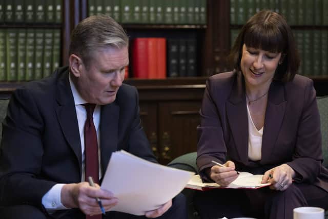Labour's response to the Budget by Keir Starmer, pictured with Shadow Chancellor Rachel Reeves, made a number of strong points (Picture: Belinda Jiao/Getty Images)