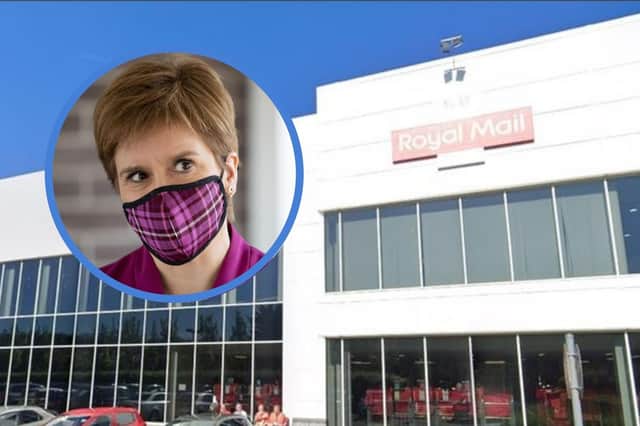 Bomb squad called to 'smoking package addressed to Nicola Sturgeon' at Edinburgh Royal Mail office