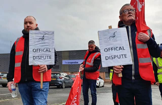Coffinmakers at the Co-op's only manufacturing facility in the UK are taking strike action