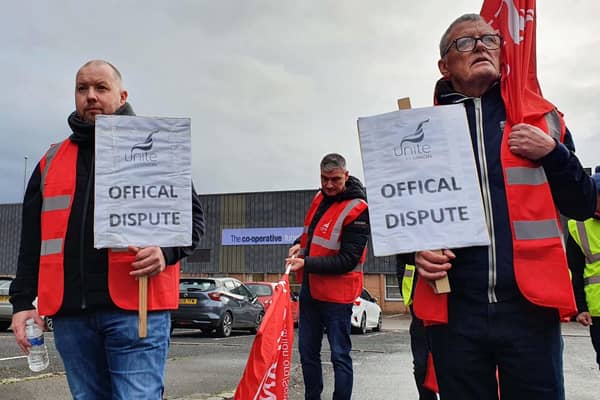 Coffinmakers at the Co-op's only manufacturing facility in the UK are taking strike action