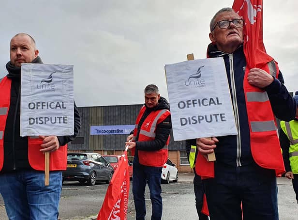 Coffinmakers at the Co-op's only manufacturing facility in the UK are taking strike action