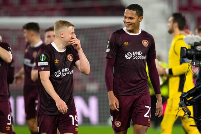 Hearts' Toby Sibbick put in an impressive performance against RFS on Thursday night.