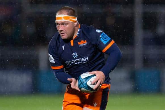 Edinburgh's WP Nel will return to action in the United Rugby Championship. (Photo by Bruce White / SNS Group)