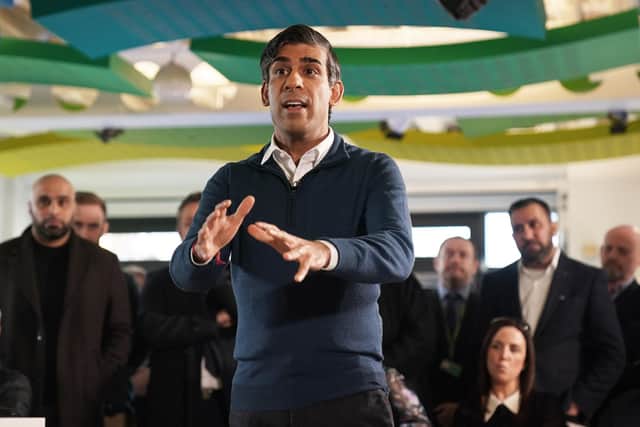 Rumours abound in Westminster that Rishi Sunak may be forced into holding a general election earlier than he would like (Picture: Jacob King/pool/Getty Images)