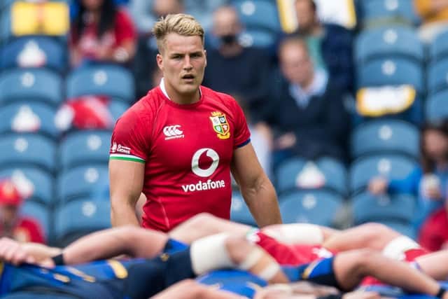 Duhan van der Merwe was called up by the British & Irish Lions last year. (Photo by Ross Parker / SNS Group)