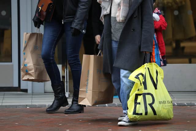 Britain's retailers had a decent May, reporting a 2.9 per cent increase in trade as they rebounded from a 1.8 per cent decline the previous month in the face of poor weather.