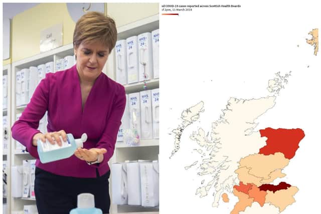 36 cases of coronavirus have been confirmed in Scotland.