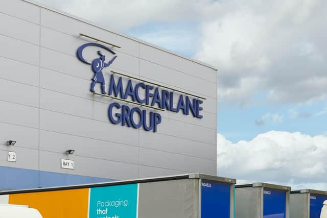 Headquartered in Glasgow, Macfarlane Group employs more than 900 people at 36 sites, principally in the UK, as well as in Ireland and the Netherlands.