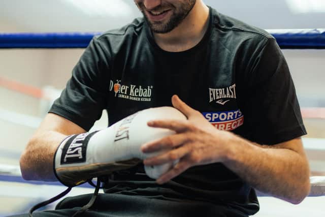 Josh Taylor was interviewed as he launched a brand partnership with German Doner Kebab.