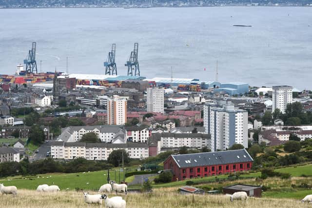 Parts of Greenock are amongst the most deprived in the country.
