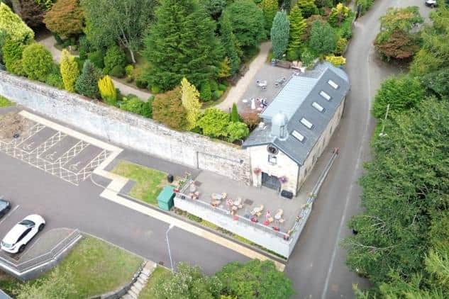 The property up for lease at Colzium Lennox Park, Kilsyth.