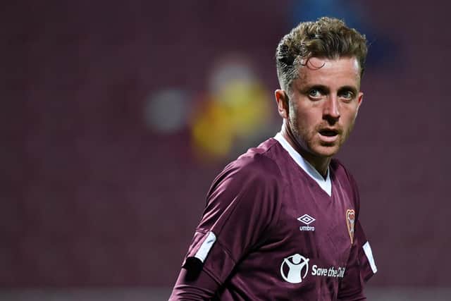 Hearts winger Elliott Frear's family are in England.
