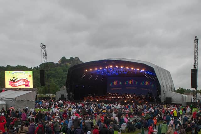 The music education charity Sistema Scotland staged a huge outdoor concert in the Raploch area of Stirling as part of the UK-wide Cultural Olympiad in 2012. Picture: Marc Marnie