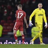 Allan McGregor made two good saves in extra time to keep Rangers ahead against Aberdeen on Sunday.