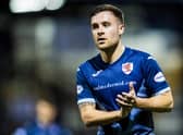 Raith striker Lewis Vaughan has ruptured his ACL for the fourth time. (Photo by Ross Parker / SNS Group)