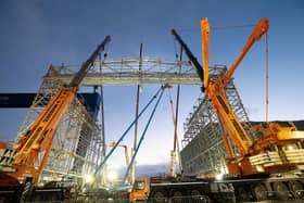 J&D Pierce has been involved in many of Scotland's largest steelwork contracts including fabrication work at Rosyth dockyard. Picture: contributed.