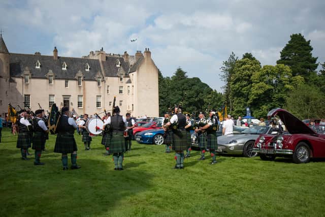 Gordon Highlanders Association pipe band will provide music on the day.