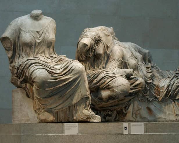 About half of the sculptures that once adorned the Parthenon in Athens are in London's British Museum (Picture: Matthew Fearn/PA)