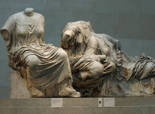 About half of the sculptures that once adorned the Parthenon in Athens are in London's British Museum (Picture: Matthew Fearn/PA)