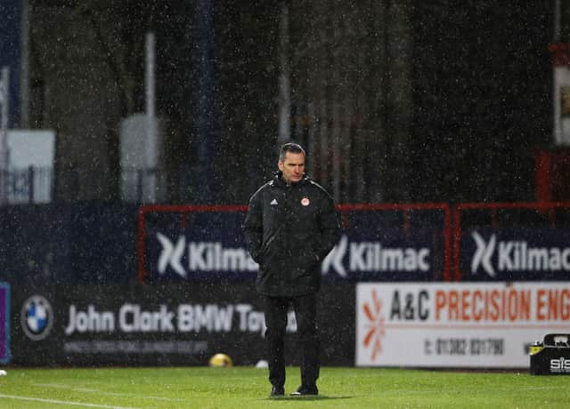 Glass faced fan anger after the 2-1 loss to Dundee on Saturday.  (Photo by Alan Harvey / SNS Group)