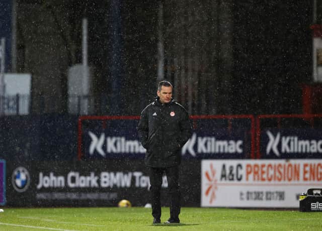 Glass faced fan anger after the 2-1 loss to Dundee on Saturday. (Photo by Alan Harvey / SNS Group)